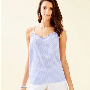 🌴NWOT Lilly Pulitzer Seersucker Dusk Tank